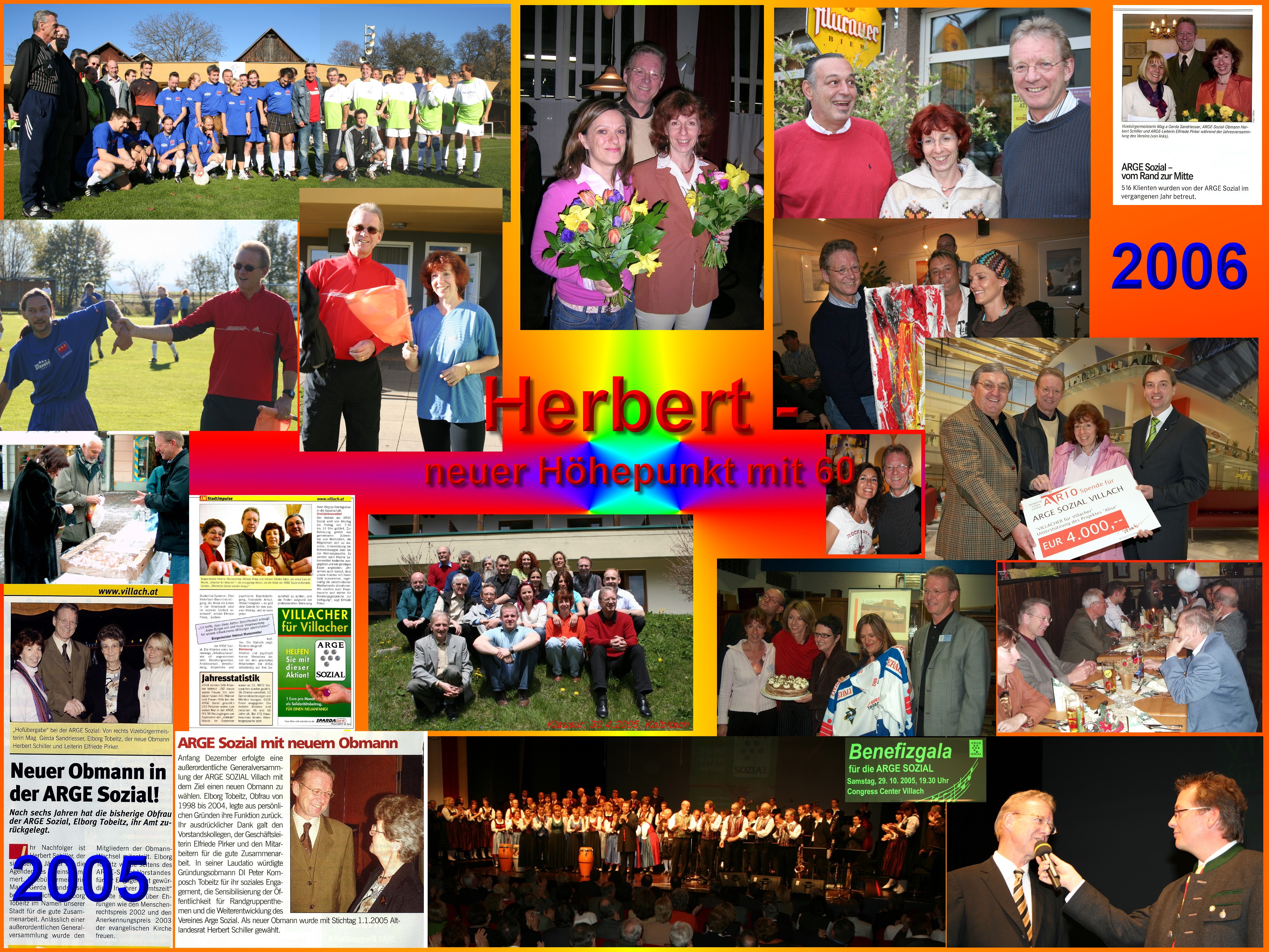 2006 Herbert Schiller (Obmann) wird 60 Collage zu seiner ARGE-Tätigkeit.jpg